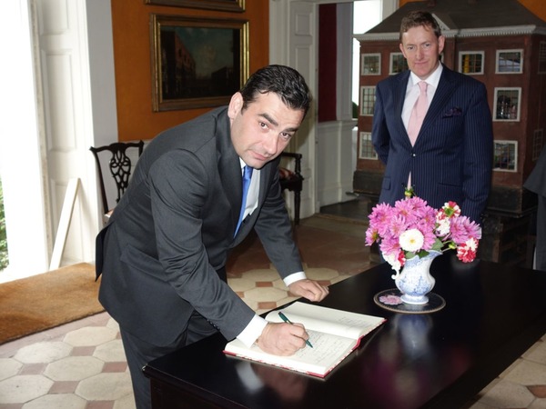 Royal visit to Dublin HRH The Prince Davit Visits Leixlip Castle(2)