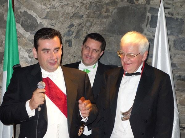 Royal visit to Dublin national service and gala dinner of the clans of Ireland