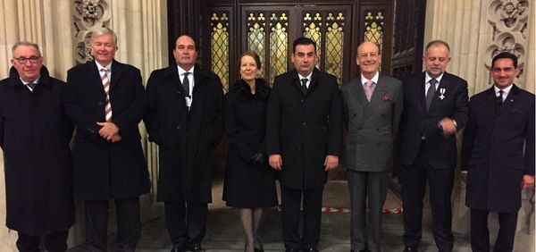 His Royal Highness The Prince Davit invited to the Palace of Westminster in London