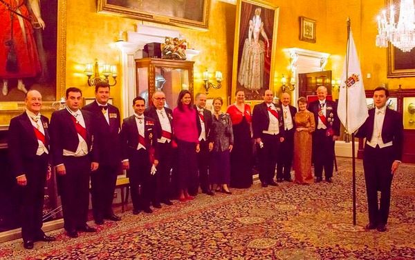 The Prince David receives the Grand Companion s Badge of the Order of Mercy