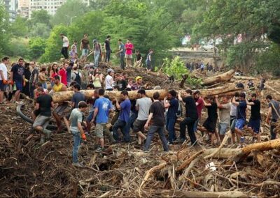 Fund raising appeal for the Georgian flood relief effort