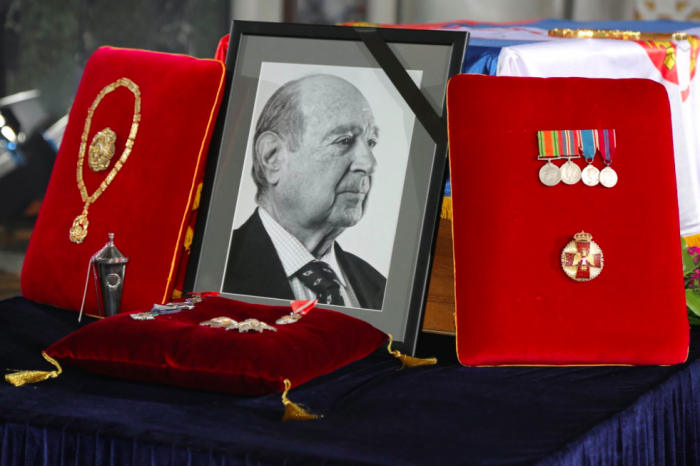 HRH Prince Alexander Karadjordjevic rector of the Order Eagle of Georgia for Serbia 2009-2016 funeral and burial in oplenac (1)