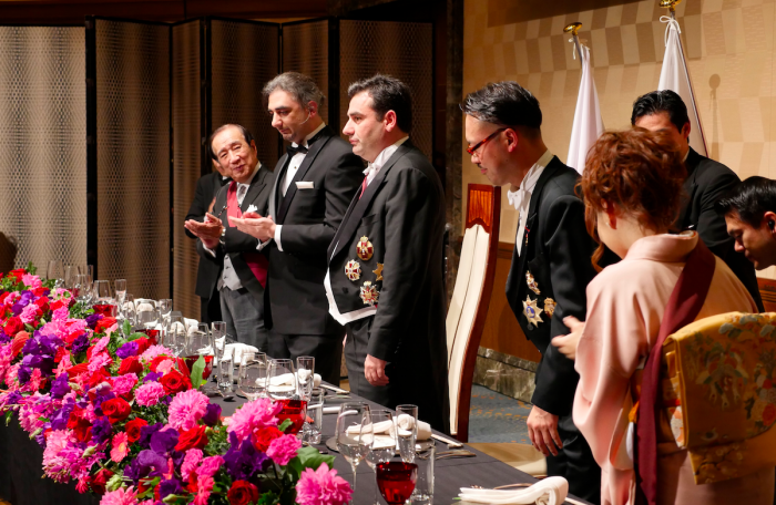 Crown Prince Davit of Georgia presides over investiture ceremony in Tokyo to reward work in favour of disadvantaged children worldwide (3)