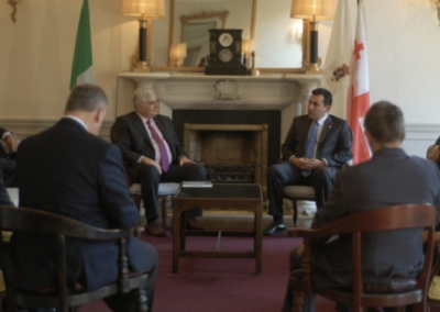 Meeting with Georgian Ambassador in Dublin, Ireland
