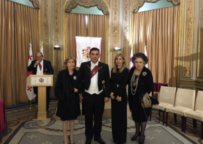 Investiture at Palacio de Linares, Madrid Kingdom of Spain
