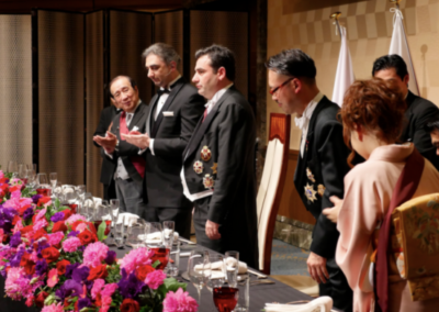 Crown Prince Davit of Georgia presides over investiture ceremony in Tokyo to reward work in favour of disadvantaged children worldwide