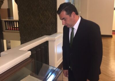 H.R.H. Prince Davit of Georgia at the Georgian Parliament