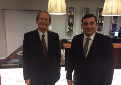 H.R.H. Prince Davit of Georgia with H.R.H. The Duke of Braganza ,Head of the Portugues Royal House