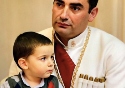 H.R.H.The Crown Prince Davit of Georgia and his son H.R.H. Prince Giorgi Bagration Bagrationi