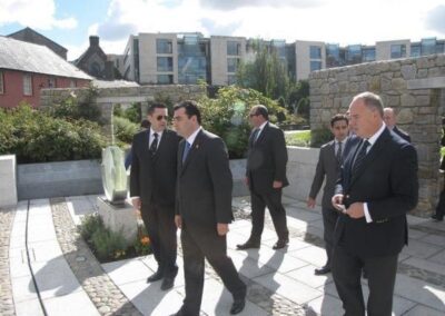 His Royal Highness The Crown Prince Davit of Georgia PAYS HIS RESPECTS AT THE AN GARDA SIOCHANA MEMORIAL GARDEN