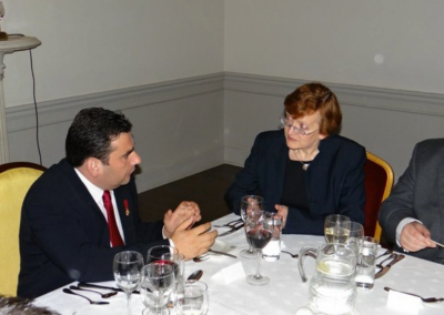 The Prince David received the Attorney-General of the Republic of Ireland, Máire R. Whelan SC, at the Club. Attorney-General Whelan is the first lady to hold this position in Ireland